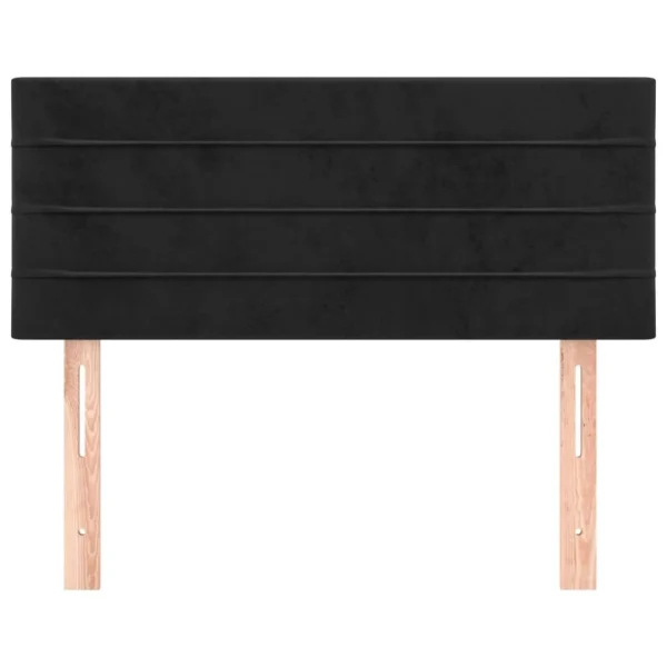 VidaXL Tête De Lit Noir 90x5x78/88 Cm Velours Boutique 4