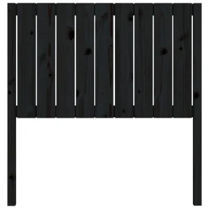 VidaXL Tête De Lit Noir 95,5x4x100 Cm Bois Massif De Pin REMISE 13