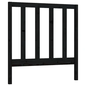 VidaXL Tête De Lit Noir 95x4x100 Cm Bois Massif De Pin REMISE allant jusqu. 9