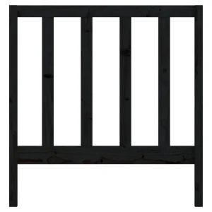 VidaXL Tête De Lit Noir 95x4x100 Cm Bois Massif De Pin REMISE allant jusqu. 13