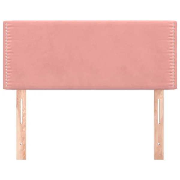 VidaXL Tête De Lit Rose 80x5x78/88 Cm Velours a Prix Discount 4