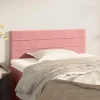 magasin france VidaXL Tête De Lit Rose 90x5x78/88 Cm Velours 19