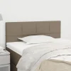 prix de gros VidaXL Tête De Lit Taupe 100x5x78/88 Cm Tissu 19