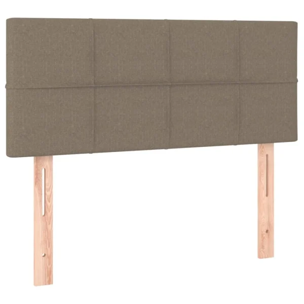 prix de gros VidaXL Tête De Lit Taupe 100x5x78/88 Cm Tissu 3