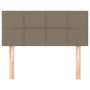 prix de gros VidaXL Tête De Lit Taupe 100x5x78/88 Cm Tissu 11