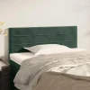 à prix d'occasion VidaXL Tête De Lit Vert Foncé 100x5x78/88 Cm Velours 17