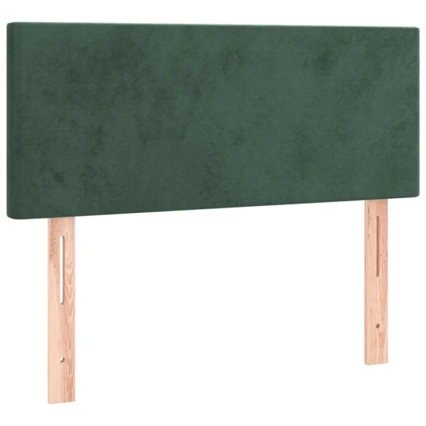 VidaXL Tête De Lit Vert Foncé 80x5x78/88 Cm Velours marque pas cher 3