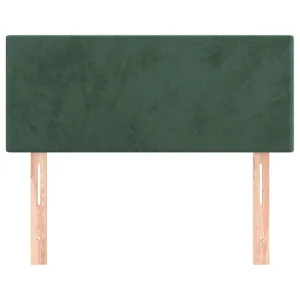 VidaXL Tête De Lit Vert Foncé 80x5x78/88 Cm Velours marque pas cher 11