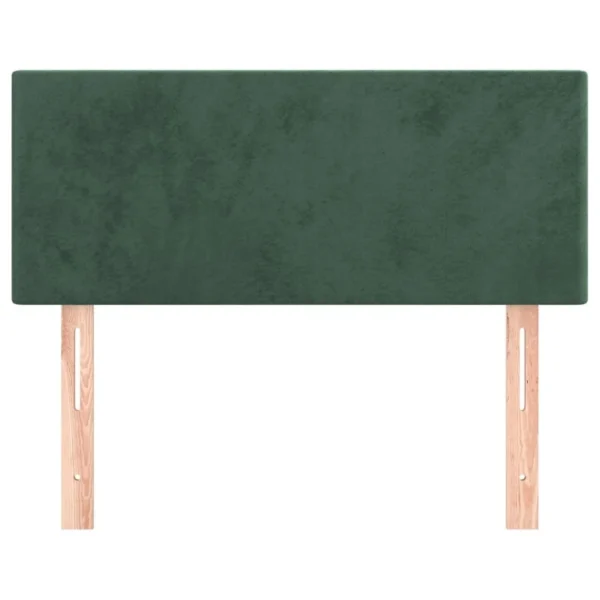 VidaXL Tête De Lit Vert Foncé 80x5x78/88 Cm Velours marque pas cher 4