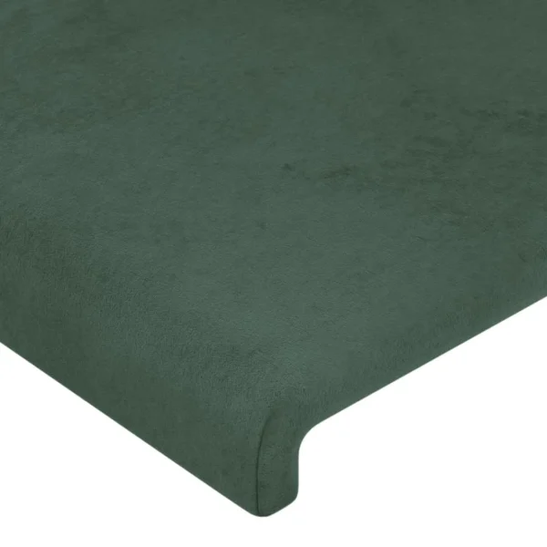 VidaXL Tête De Lit Vert Foncé 80x5x78/88 Cm Velours marque pas cher 5