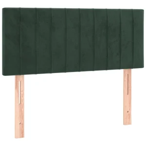 VidaXL Tête De Lit Vert Foncé 90x5x78/88 Cm Velours site en ligne 9