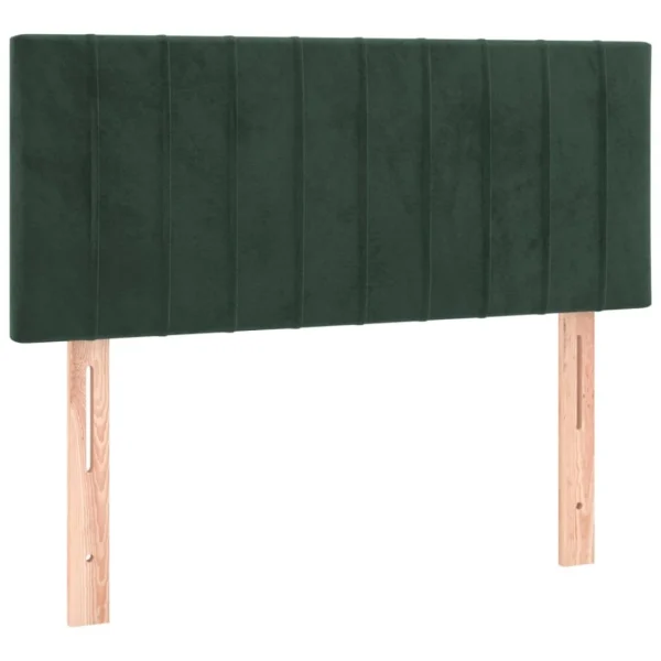 VidaXL Tête De Lit Vert Foncé 90x5x78/88 Cm Velours site en ligne 3