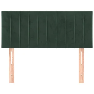 VidaXL Tête De Lit Vert Foncé 90x5x78/88 Cm Velours site en ligne 11