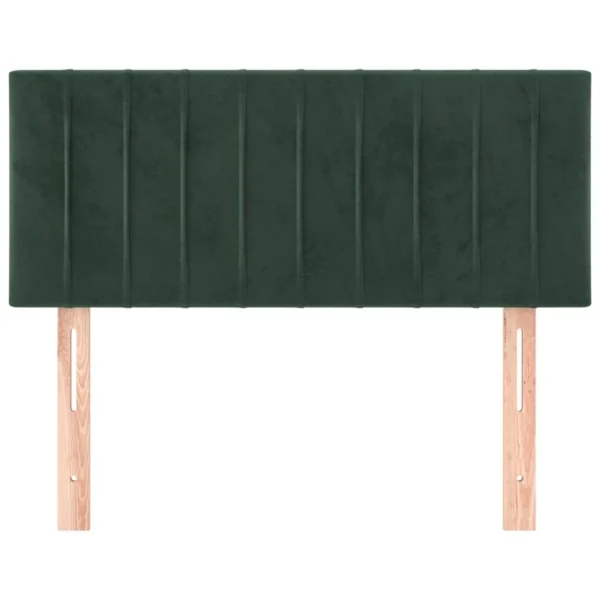 VidaXL Tête De Lit Vert Foncé 90x5x78/88 Cm Velours site en ligne 4