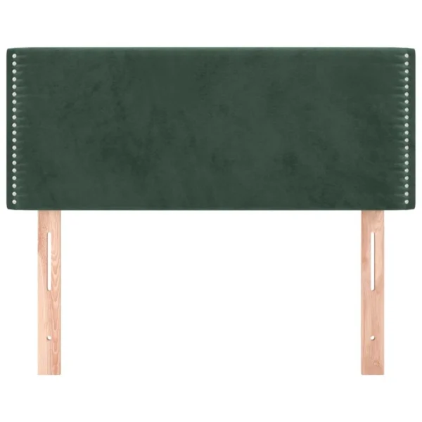 VidaXL Tête De Lit Vert Foncé 90x5x78/88 Cm Velours remise en ligne 4