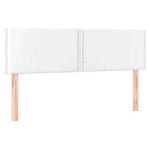 VidaXL Têtes De Lit 2 Pcs Blanc 72x5x78/88 Cm Similicuir shopping pas cher 9