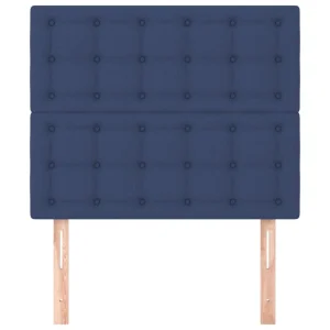 pas cher marque VidaXL Têtes De Lit 2 Pcs Bleu 80x5x78/88 Cm Tissu 10