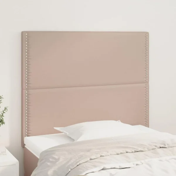 VidaXL Têtes De Lit 2 Pcs Cappuccino 80x5x78/88 Cm Similicuir en ligne vente 1