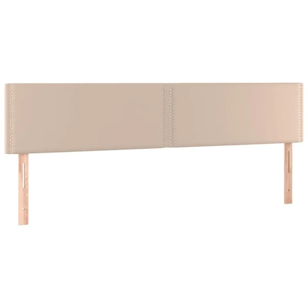 VidaXL Têtes De Lit 2 Pcs Cappuccino 80x5x78/88 Cm Similicuir shopping pas cher 3