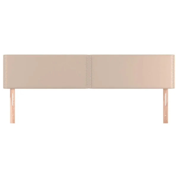 VidaXL Têtes De Lit 2 Pcs Cappuccino 80x5x78/88 Cm Similicuir shopping pas cher 4