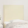 prix pas cher VidaXL Têtes De Lit 2 Pcs Crème 100x5x78/88 Cm Similicuir 17