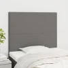 VidaXL Têtes De Lit 2 Pcs Gris Foncé 80x5x78/88 Cm Tissu magasin 17