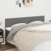 en vente VidaXL Têtes De Lit 2 Pcs Gris Foncé 80x5x78/88 Cm Tissu 16