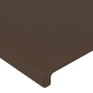 achetez VidaXL Têtes De Lit 2 Pcs Marron 72x5x78/88 Cm Similicuir 13