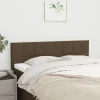 beauté VidaXL Têtes De Lit 2 Pcs Marron Foncé 72x5x78/88 Cm Tissu 19