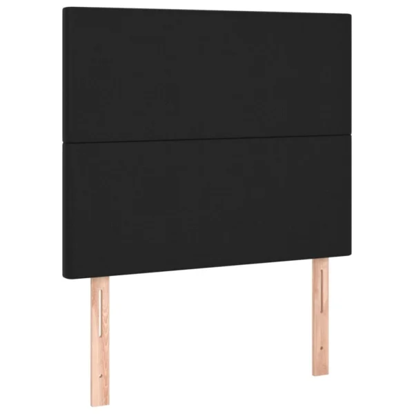 à prix réduits VidaXL Têtes De Lit 2 Pcs Noir 100x5x78/88 Cm Similicuir 3
