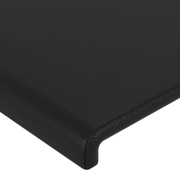 à prix réduits VidaXL Têtes De Lit 2 Pcs Noir 100x5x78/88 Cm Similicuir 5