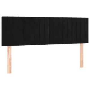 VidaXL Têtes De Lit 2 Pcs Noir 72x5x78/88 Cm Velours excellente qualité 9