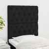 grand choix VidaXL Têtes De Lit 2 Pcs Noir 80x7x78/88 Cm Tissu 17
