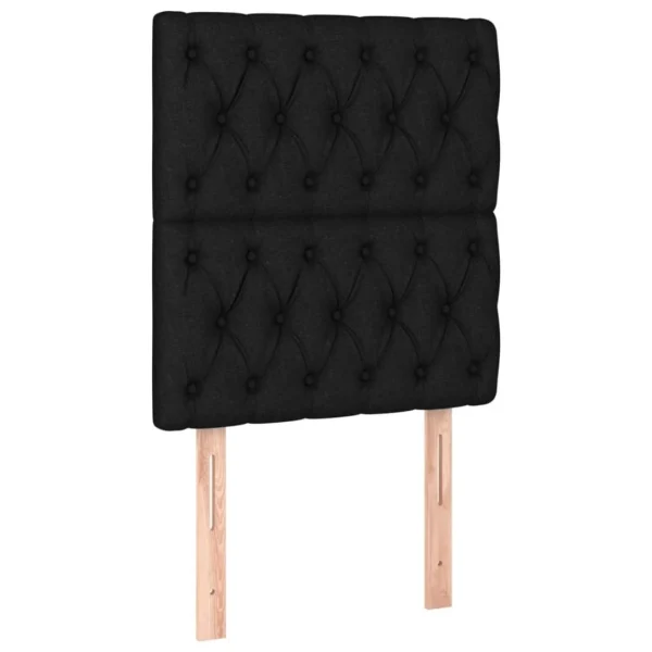 grand choix VidaXL Têtes De Lit 2 Pcs Noir 80x7x78/88 Cm Tissu 3
