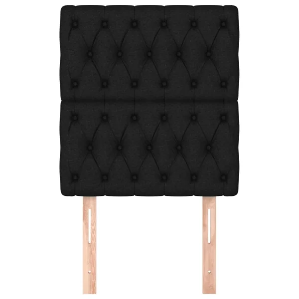 grand choix VidaXL Têtes De Lit 2 Pcs Noir 80x7x78/88 Cm Tissu 4