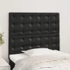 VidaXL Têtes De Lit 2 Pcs Noir 90x5x78/88 Cm Similicuir soldes en ligne 11