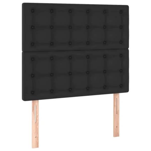 VidaXL Têtes De Lit 2 Pcs Noir 90x5x78/88 Cm Similicuir soldes en ligne 3