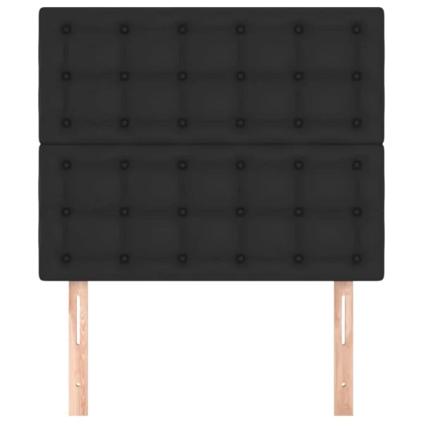 VidaXL Têtes De Lit 2 Pcs Noir 90x5x78/88 Cm Similicuir soldes en ligne 4