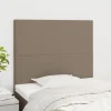 meilleur cadeau VidaXL Têtes De Lit 2 Pcs Taupe 80x5x78/88 Cm Tissu 16