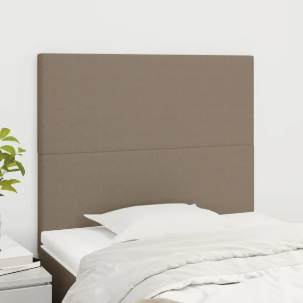 meilleur cadeau VidaXL Têtes De Lit 2 Pcs Taupe 80x5x78/88 Cm Tissu 1