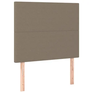 meilleur cadeau VidaXL Têtes De Lit 2 Pcs Taupe 80x5x78/88 Cm Tissu 9