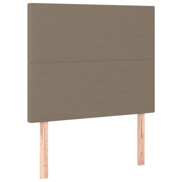 meilleur cadeau VidaXL Têtes De Lit 2 Pcs Taupe 80x5x78/88 Cm Tissu 3