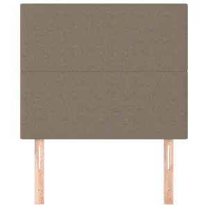 meilleur cadeau VidaXL Têtes De Lit 2 Pcs Taupe 80x5x78/88 Cm Tissu 11