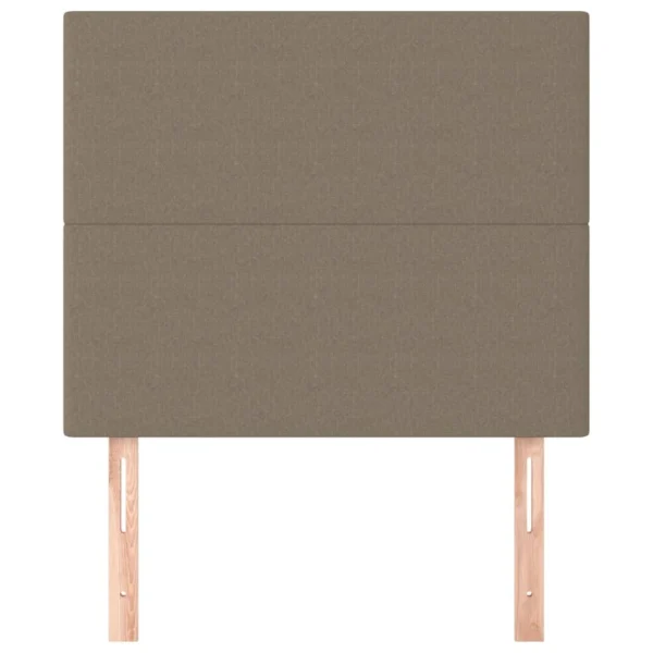 meilleur cadeau VidaXL Têtes De Lit 2 Pcs Taupe 80x5x78/88 Cm Tissu 4