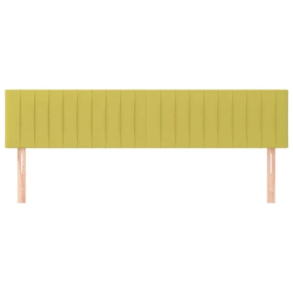 VidaXL Têtes De Lit 2 Pcs Vert 100x5x78/88 Cm Tissu Retour Facile et Gratuit 4