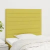 marques pas cher VidaXL Têtes De Lit 2 Pcs Vert 80x5x78/88 Cm Tissu 17