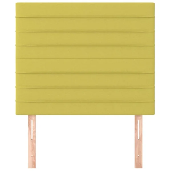 marques pas cher VidaXL Têtes De Lit 2 Pcs Vert 80x5x78/88 Cm Tissu 4