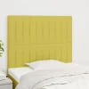 en ligne officielle VidaXL Têtes De Lit 2 Pcs Vert 90x5x78/88 Cm Tissu 17