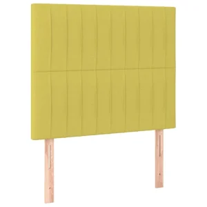 en ligne officielle VidaXL Têtes De Lit 2 Pcs Vert 90x5x78/88 Cm Tissu 9