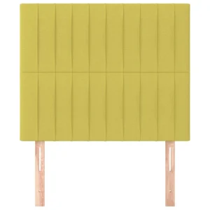 en ligne officielle VidaXL Têtes De Lit 2 Pcs Vert 90x5x78/88 Cm Tissu 11